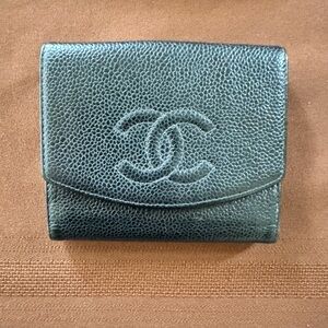 Chanel CC Black Small Bifold Calfskin wallet